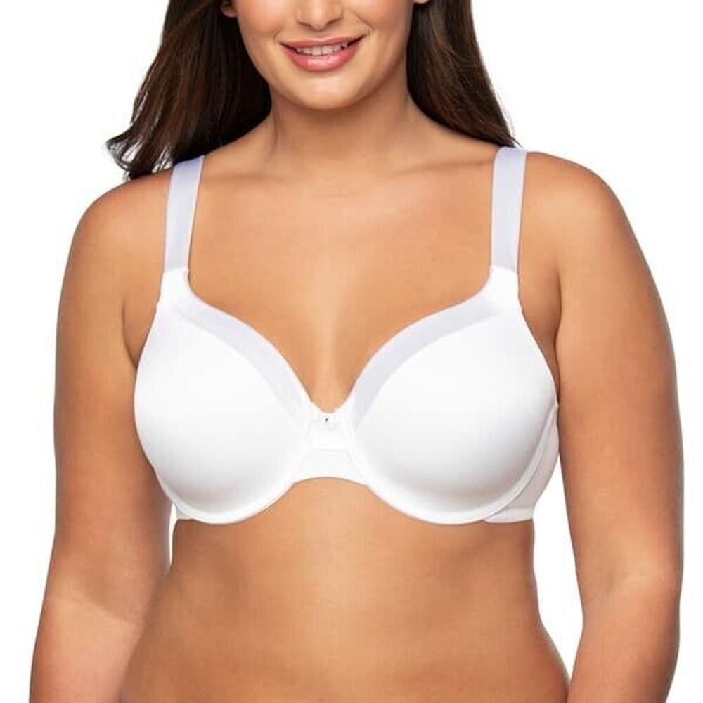 Vanity Fair Illumination White Full Coverage Underwire Contour Bra Size 38D‎
